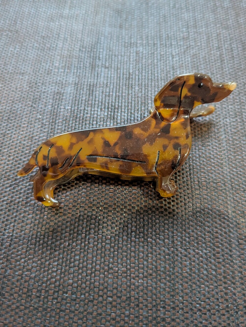 Dachshund Hair Claw Clip